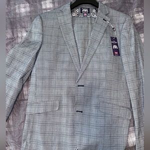 savile row grey pattern suit
